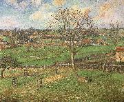 Camille Pissarro The peach trees in winter oil painting on canvas